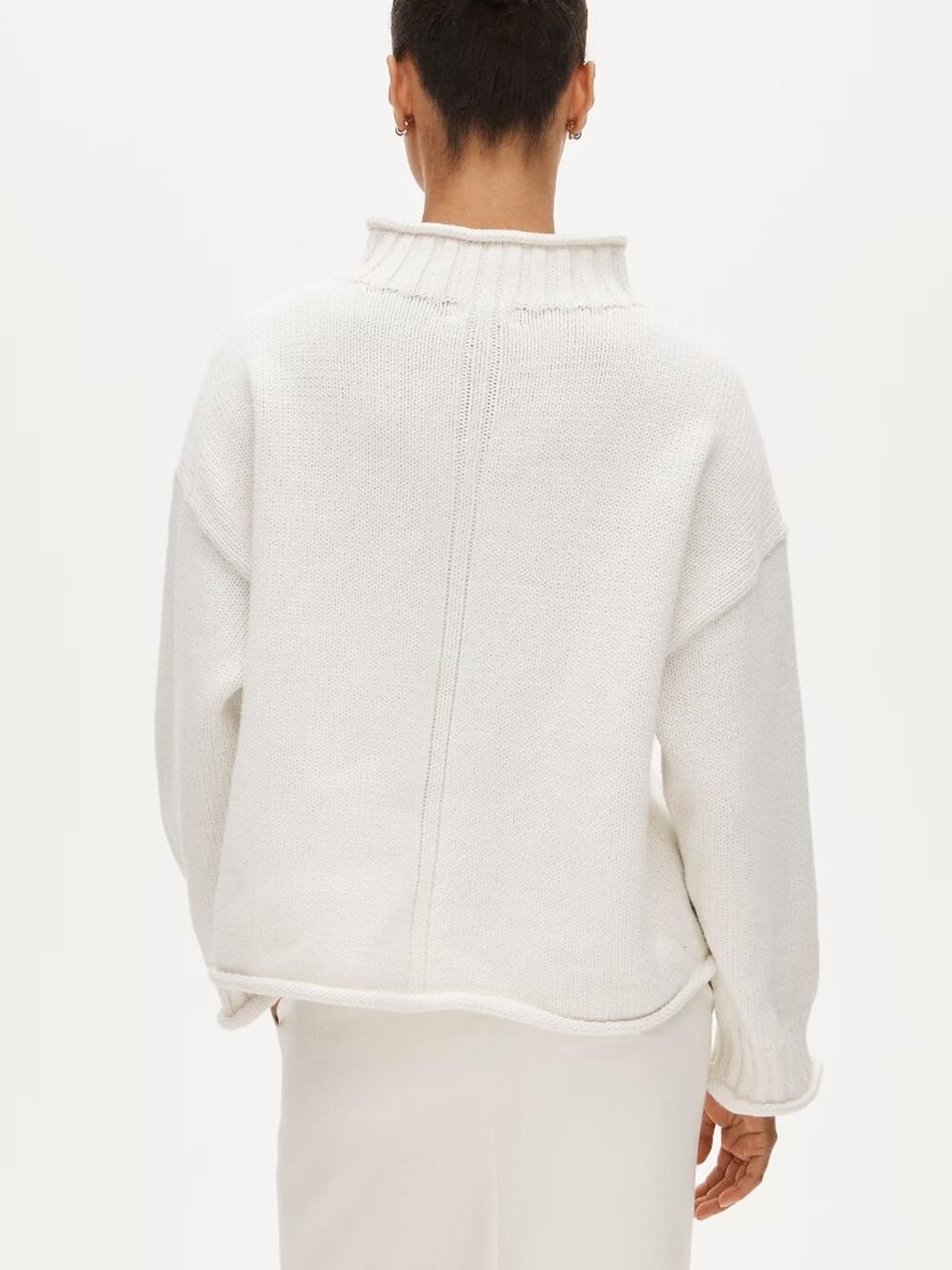 J. Crew 2025 Rollneck Sweater in Ivory - Picture 2 of 4
